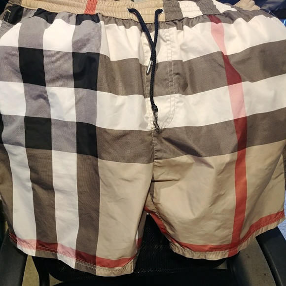 burberry mens swimming trunks